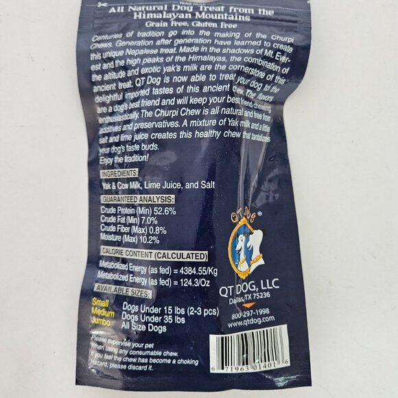 QT Dog Natural Churpi Chews, Jumbo - Picture 2 of 2